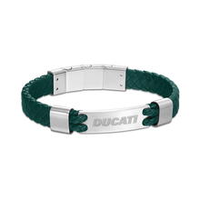 Ducati EXPEDITION Green Leather Bracelet for Men