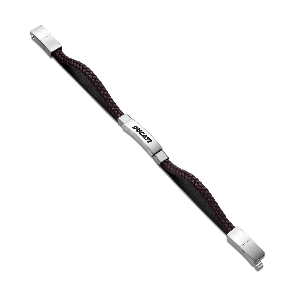 Ducati VOYAGE Brown Leather Bracelet for Men