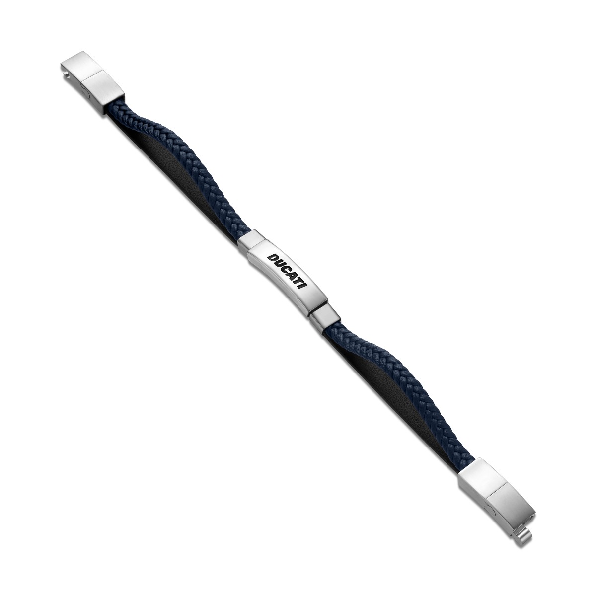 Ducati VOYAGE Blue Leather Bracelet for Men