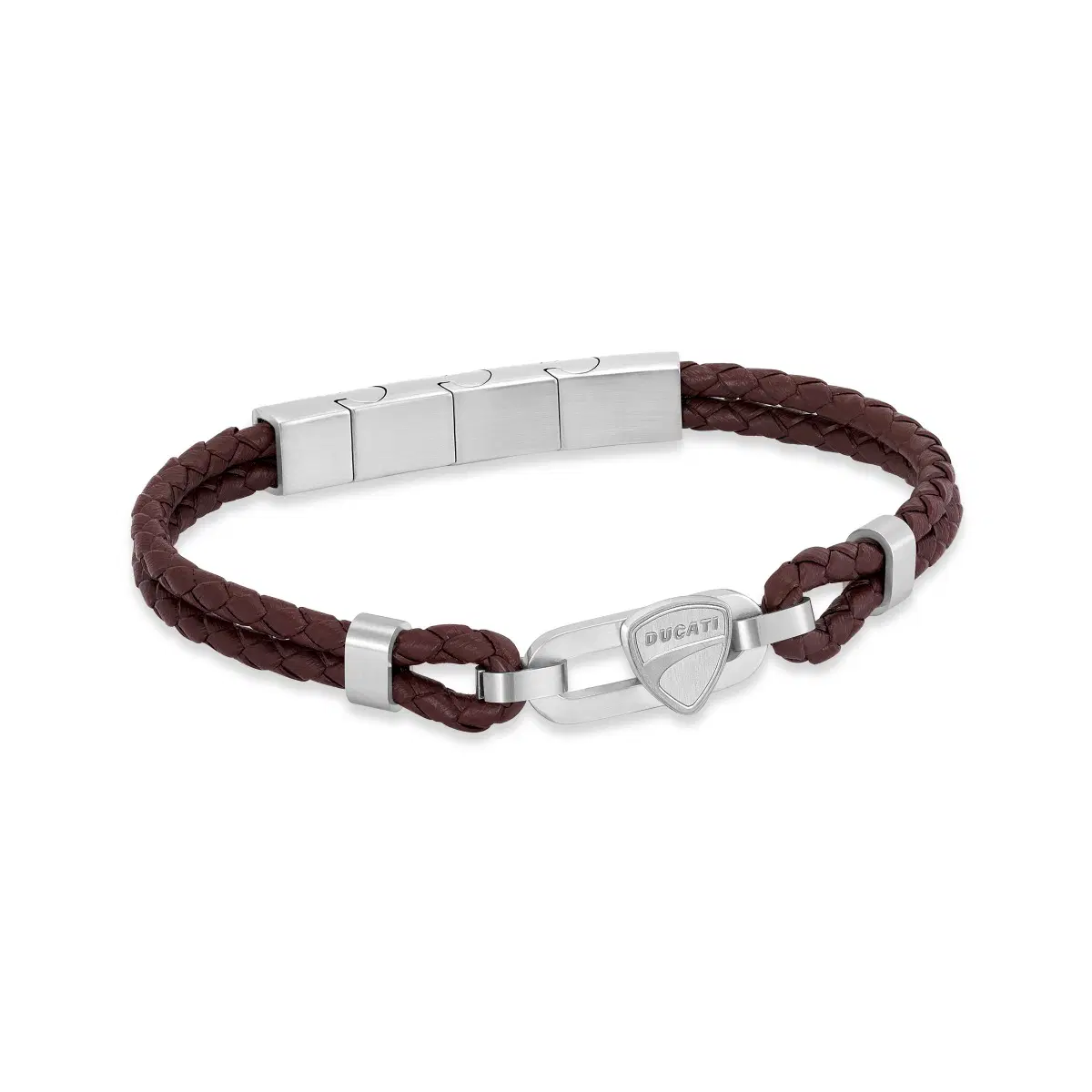 Ducati NITRO Brown Leather Bracelet for Men