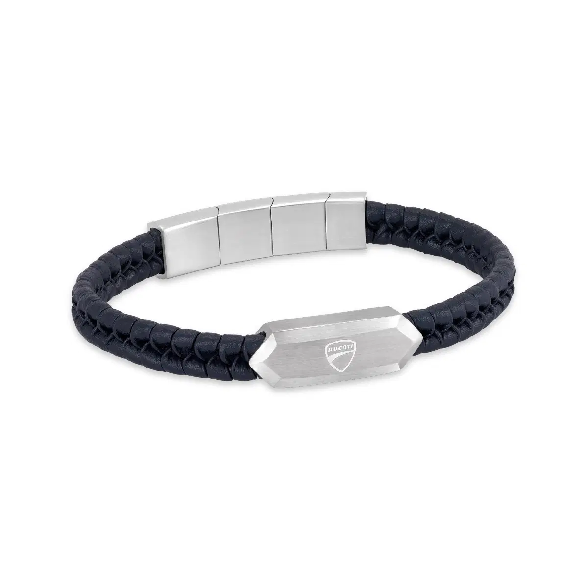 Ducati LEGGENDA Blue Leather Bracelet for Men
