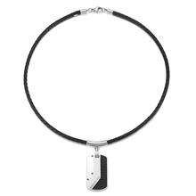 سلسال من دوكاتى للرجال جلد لون اسود