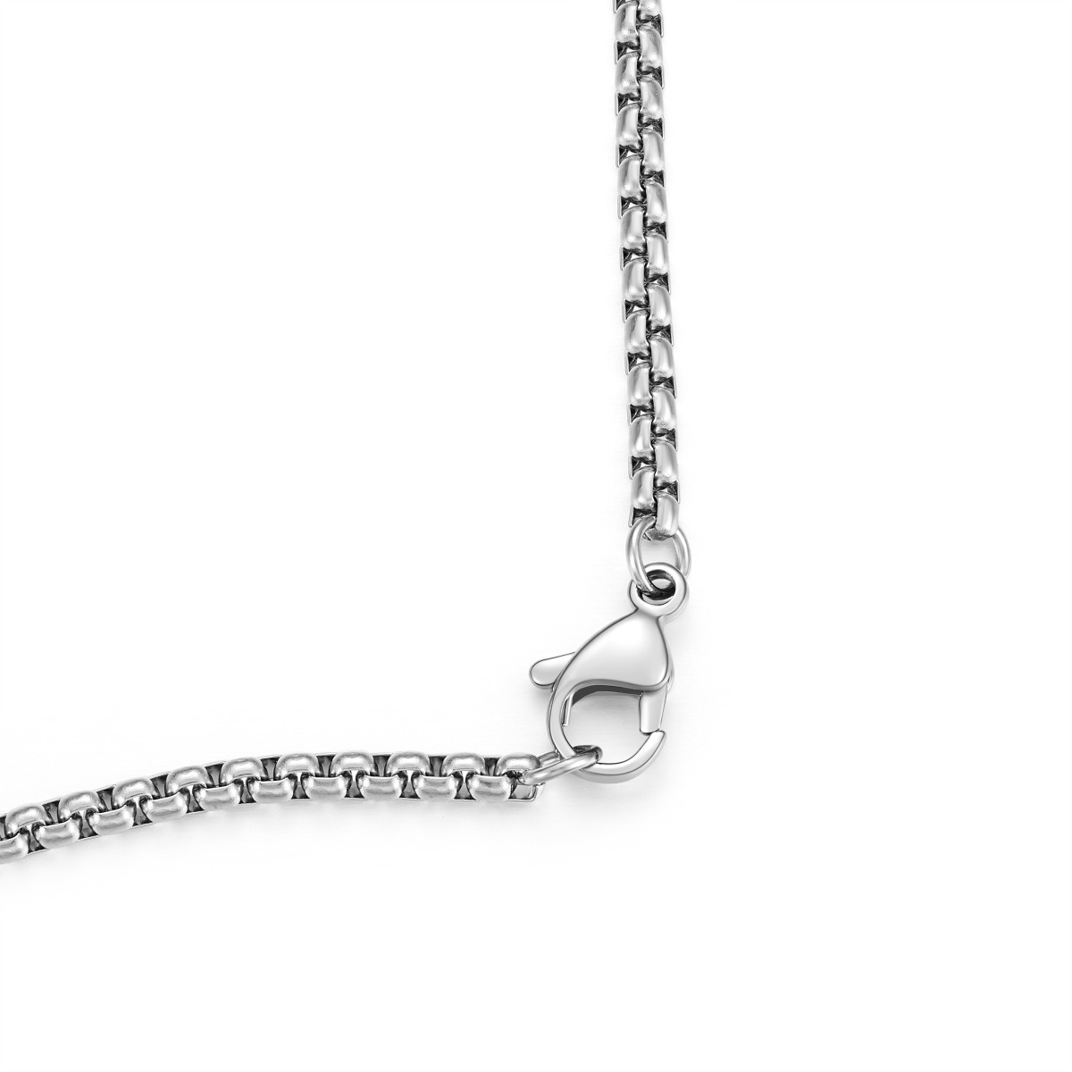 Ducati Corse Silver , Black Necklace For Men 