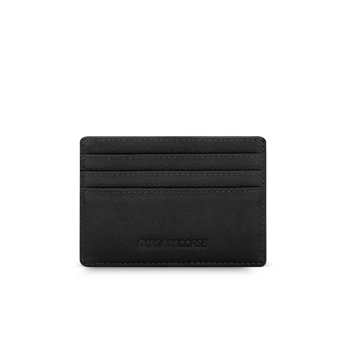 Ducati LINEA card holder 2cc with black leather
