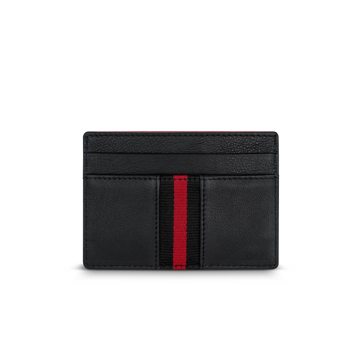Ducati SFIDA card holder 4cc with red - black leather