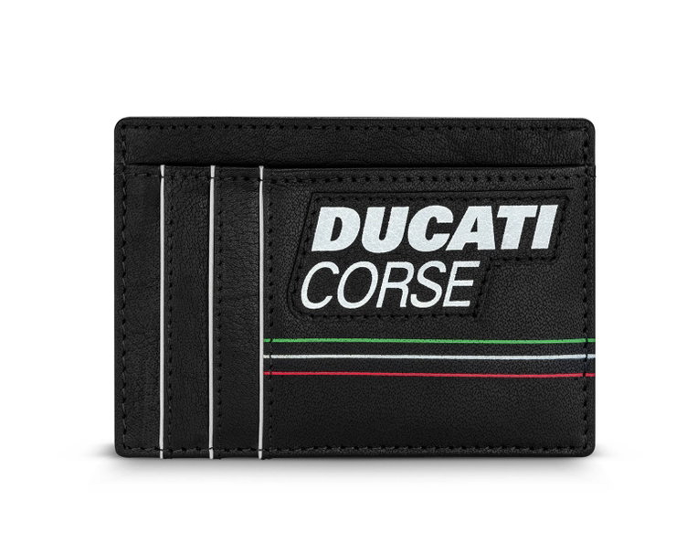 Ducati STILE card holder 2cc with black leather