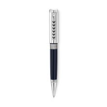Ducati Stile Ballpoint Pen for Men Blue Silver