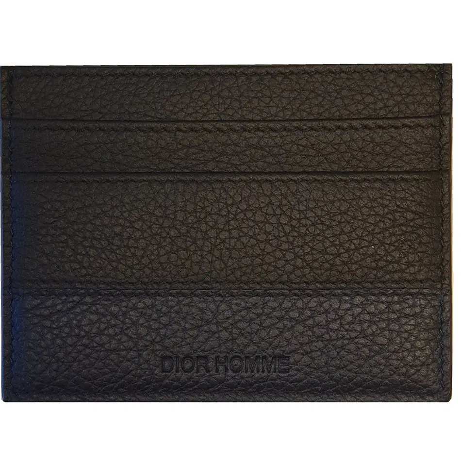 Dior Black Leather Card Holder