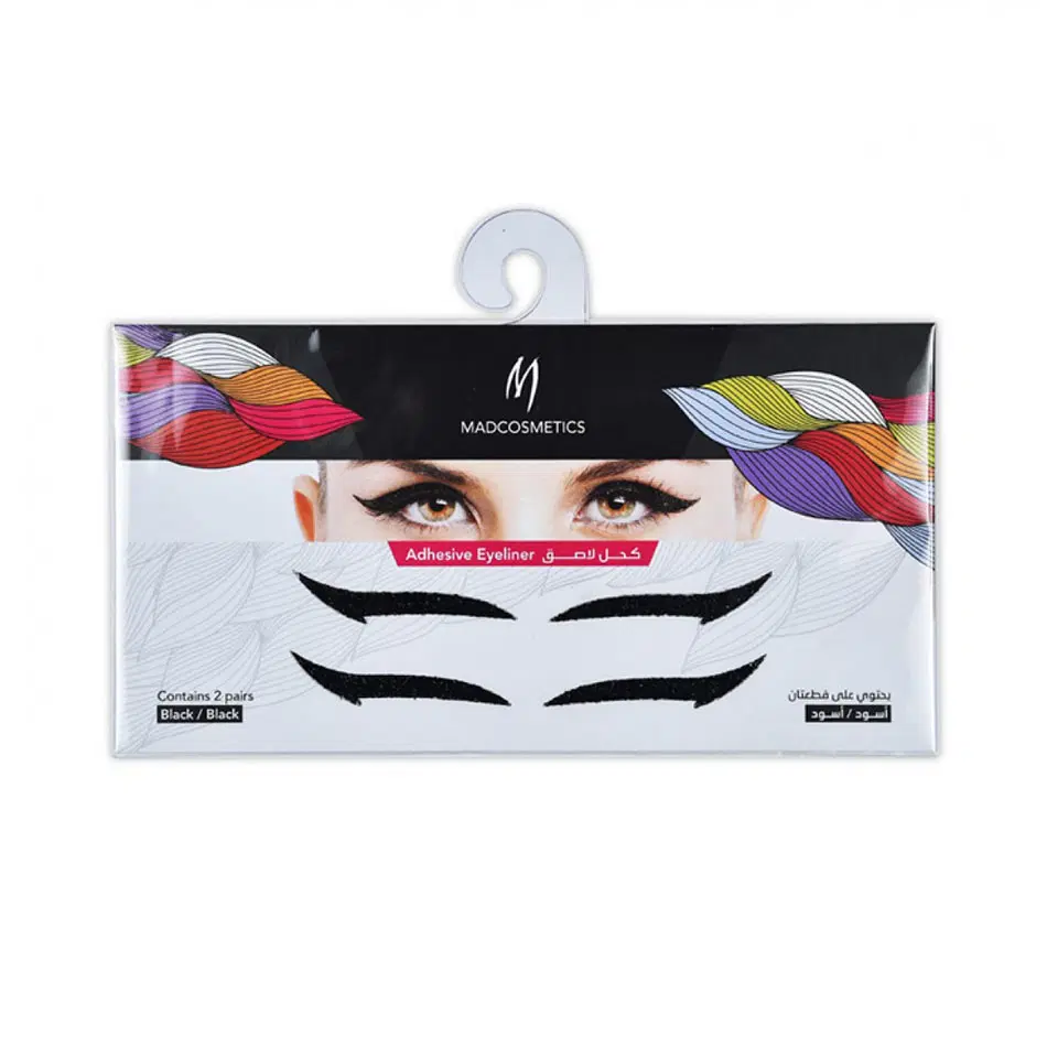 Madcosmetics -Eyeliner Adhesive Sticker - Black/Black