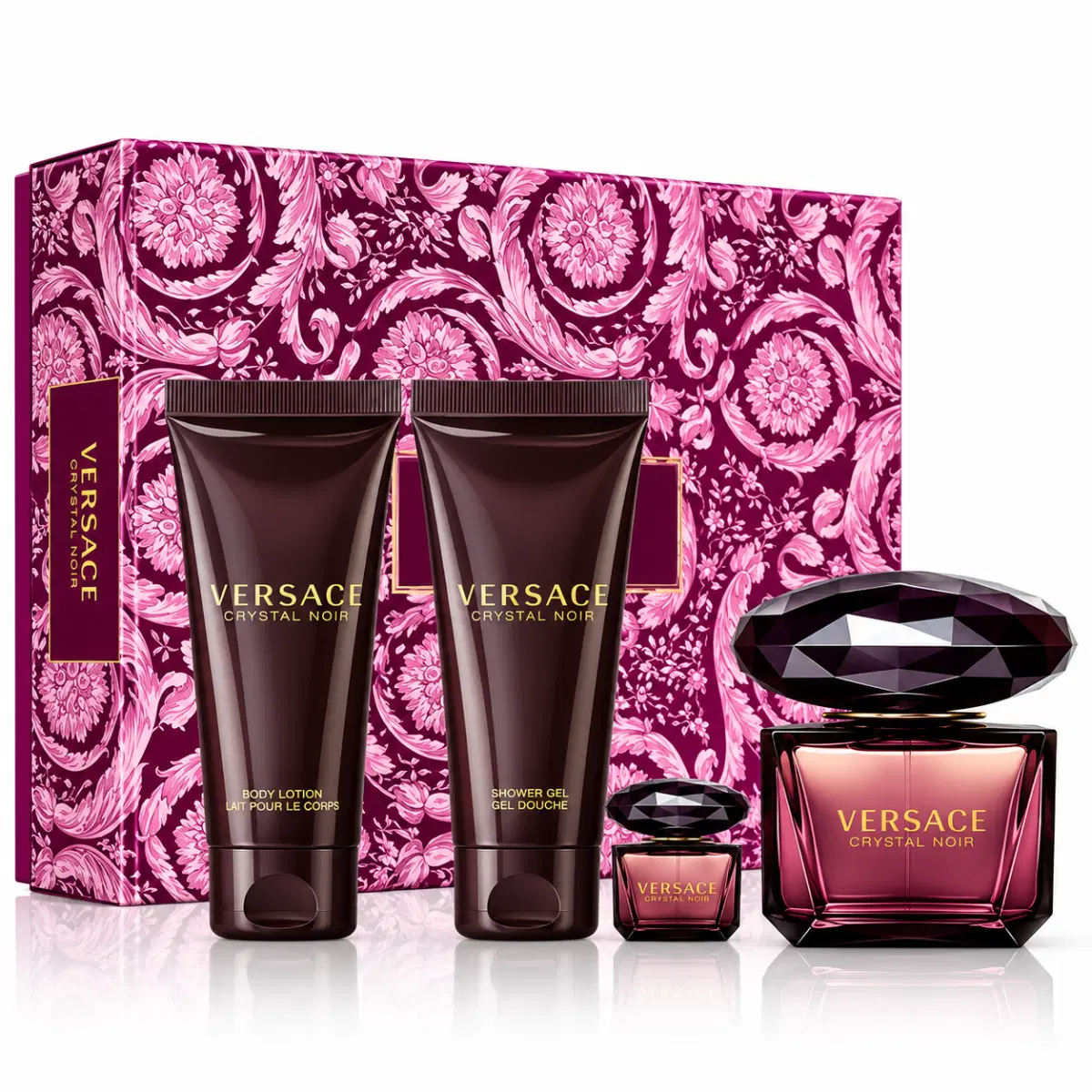 Versace Crystal Noir EDP 90Ml Gift Set