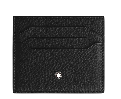 Montblanc Meisterstuck Selection Grain Black Card Holder 6cc
