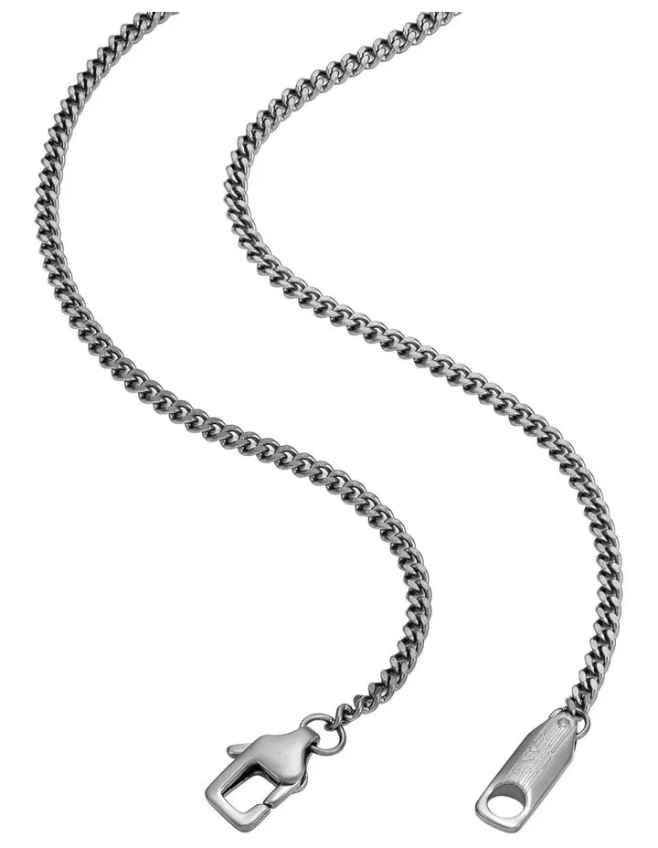 Emporio Armani Two Tone Stainless Steel Necklace for Men