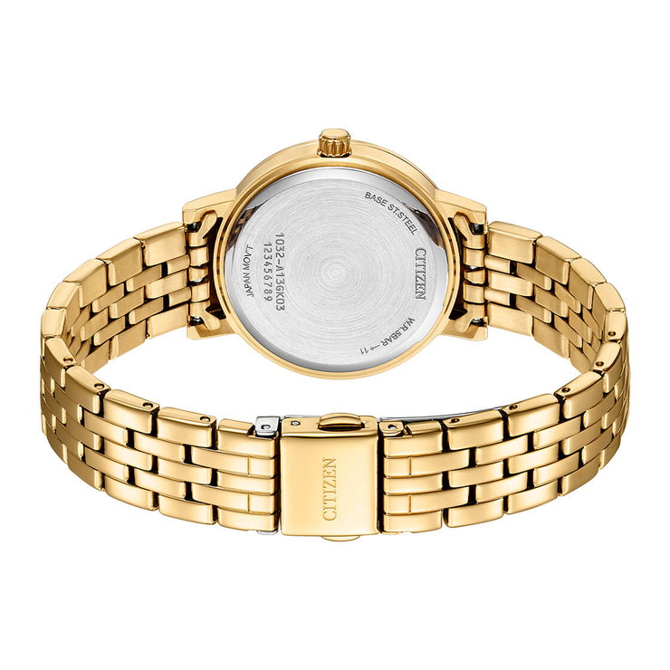 Citizen Women's Quartz Watch – Mother-of-Pearl , Gold Tone