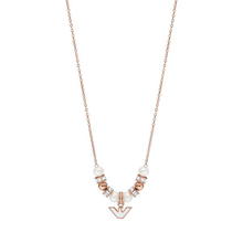 Emporio Armani ladies necklace stainless steel rose gold 