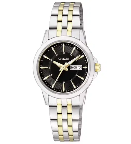Citizen Women's Watch - Elegant Quartz with Black Dial