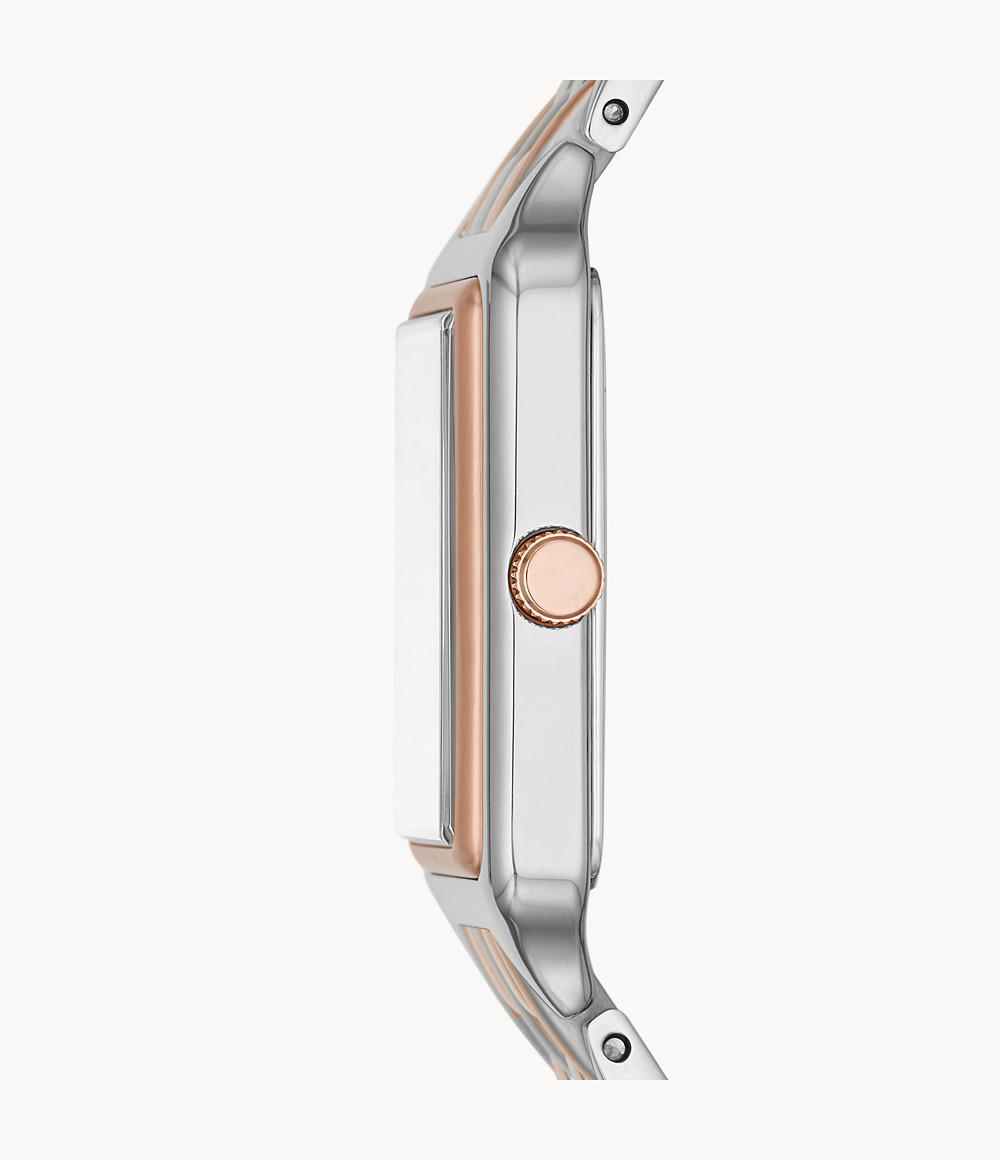 Fossil Raquel Three-Hand Date Rose Gold-Tone - Steel Watch