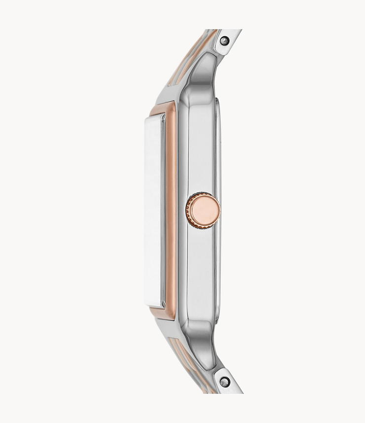 Fossil Raquel Three-Hand Date Rose Gold-Tone - Steel Watch