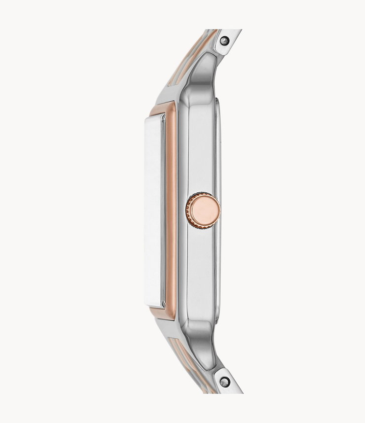 Fossil Raquel Three-Hand Date Rose Gold-Tone - Steel Watch