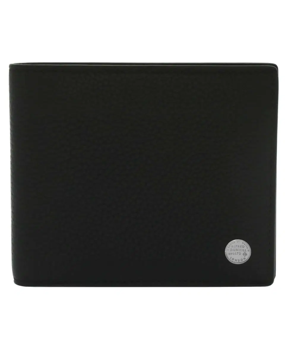 Dunhill Leather Boston Billfold 6cc Wallet Black