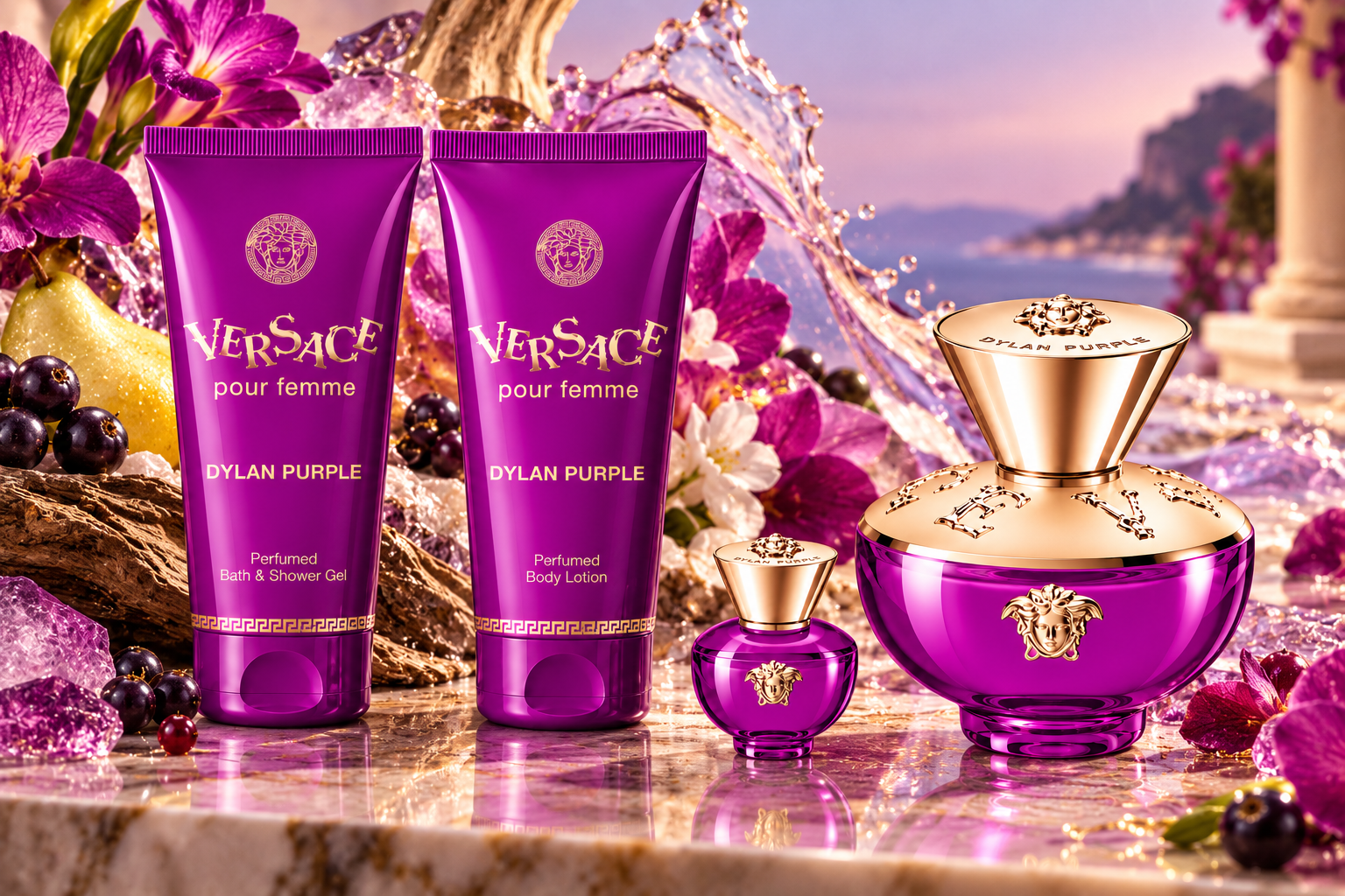 Versace Dylan Purple Edp 100Ml Gift Set | Paris Gallery