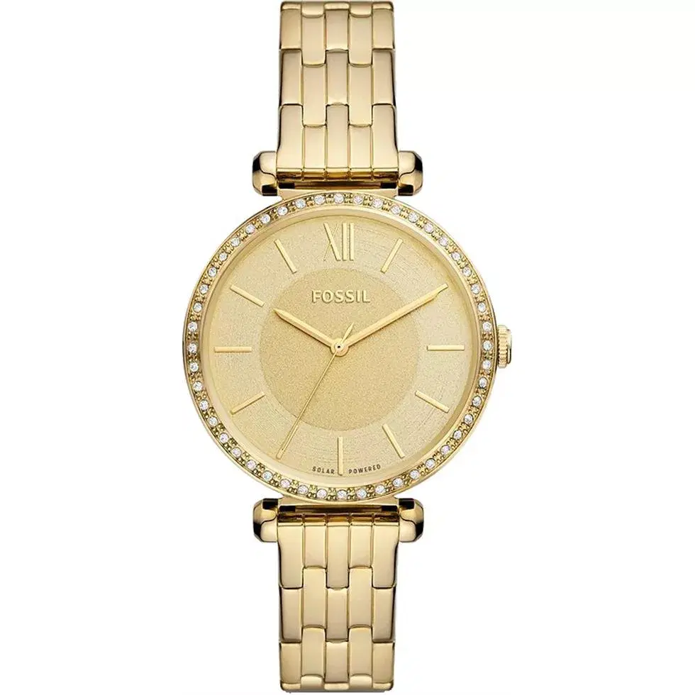 Fossil Tillie Solar-Powered Gold-Tone Stainless Steel Watch