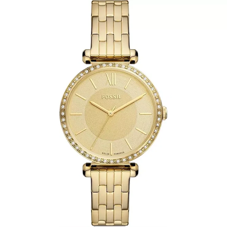 Fossil Tillie Solar-Powered Gold-Tone Stainless Steel Watch