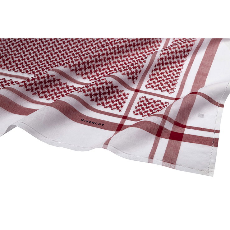 Givenchy Shemagh for men 3T2 , Red , size 52