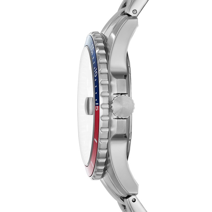 Fossil FB - 01 watch for men , Black / Silver