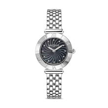 Saint Honore Women's Watch with Black Dial and Steel Bracelet
