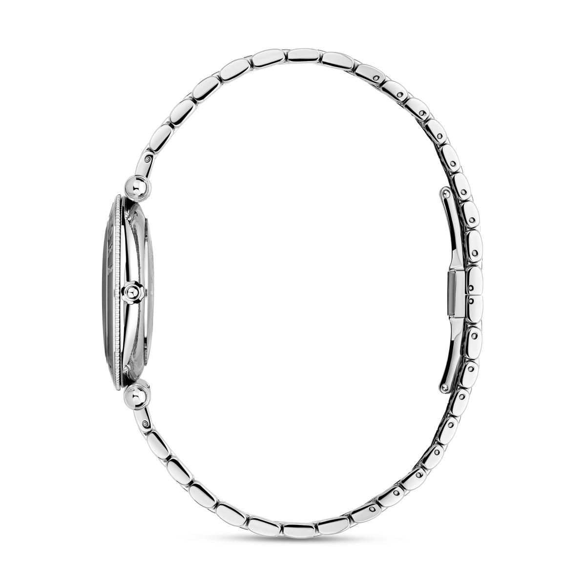 Saint Honore Women's Watch with Black Dial and Steel Bracelet