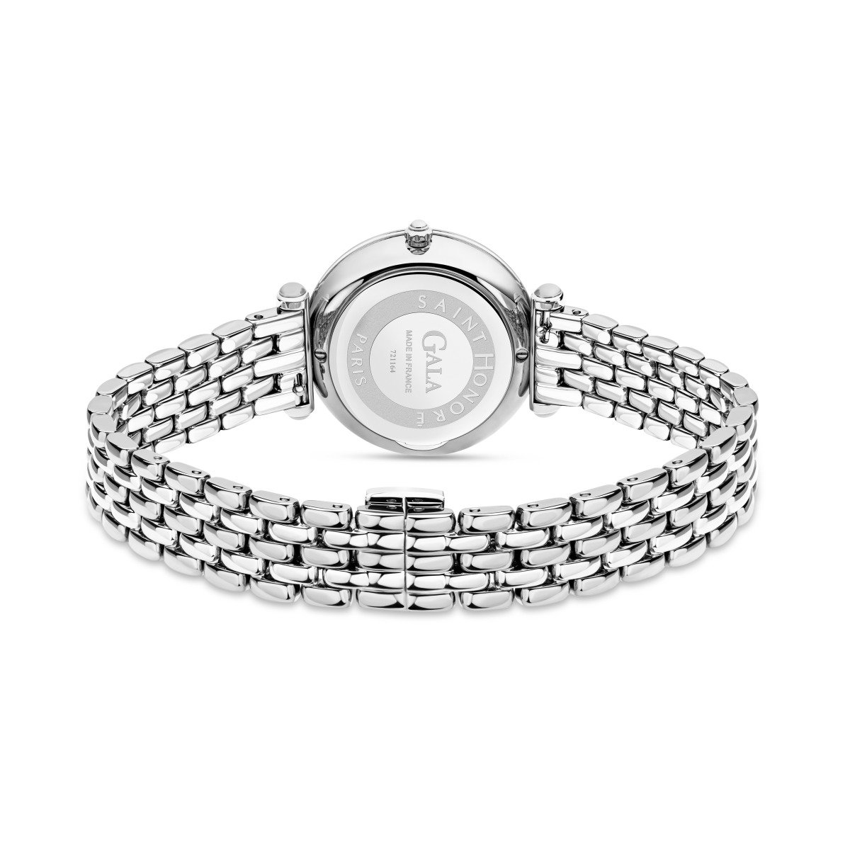 Saint Honore Women's Watch with Black Dial and Steel Bracelet