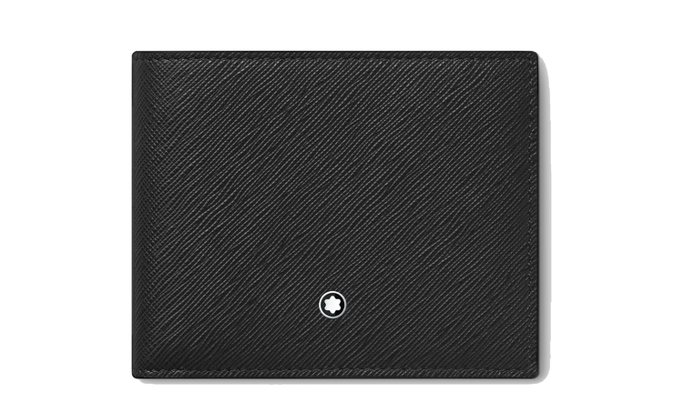 Montblanc Sartorial wallet 6cc black leather 