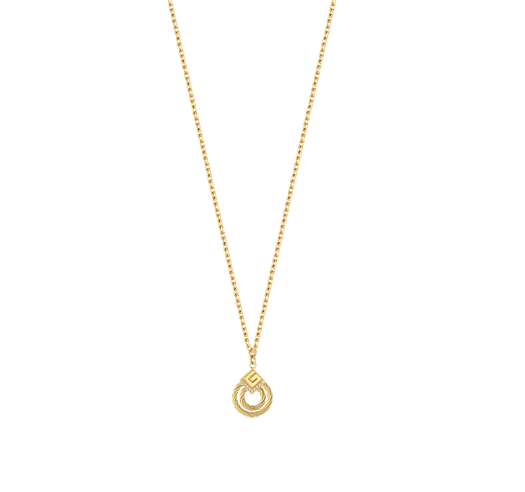 Guy Laroche TINA ladies necklace stainless steel gold