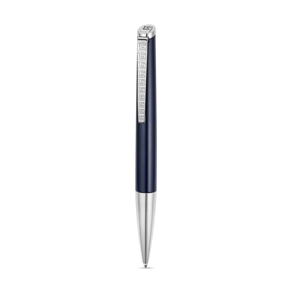 Guy Laroche Blue & Silver Ballpoint Pen