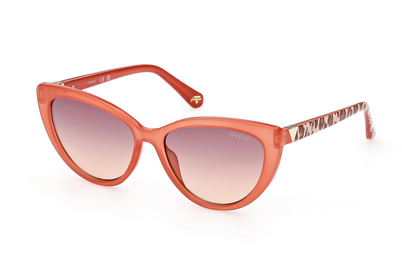 Guess Sunglasses Cat Eye For Women Pink