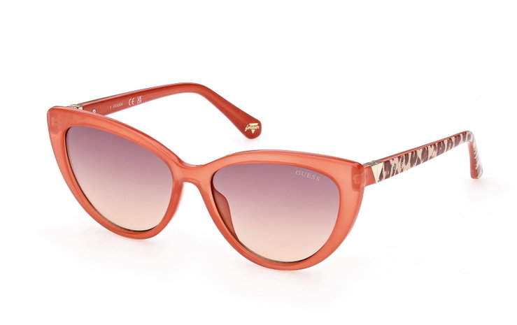 Guess Sunglasses Cat Eye For Women Pink