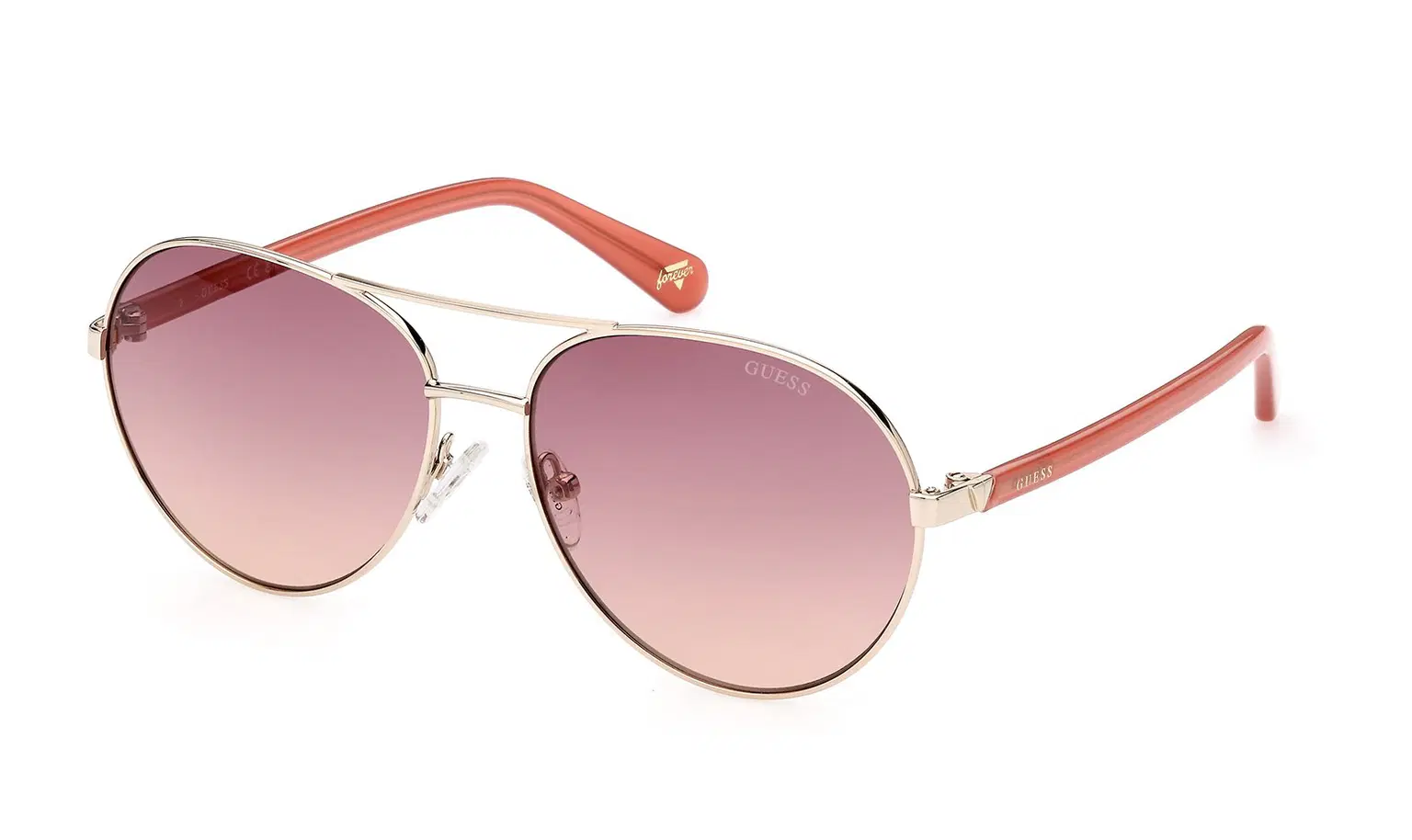 Guess Sunglasses Pilot For Unisex Violet