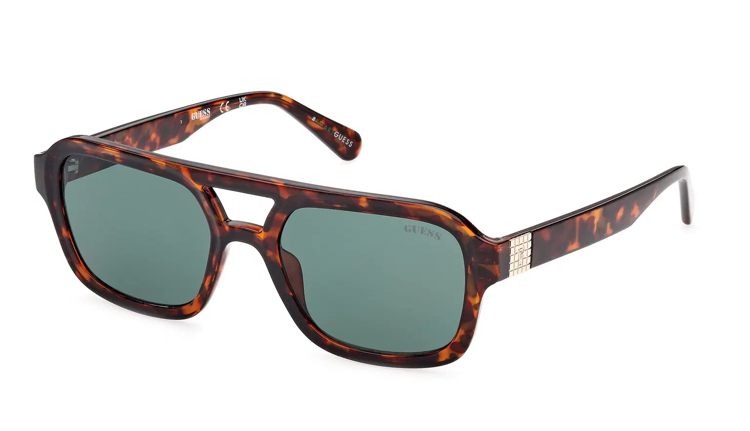 Guess Sunglasses For Men Brown , Green