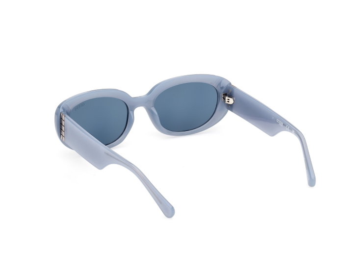 Guess Sunglasses Oval For Women Grey , Blue