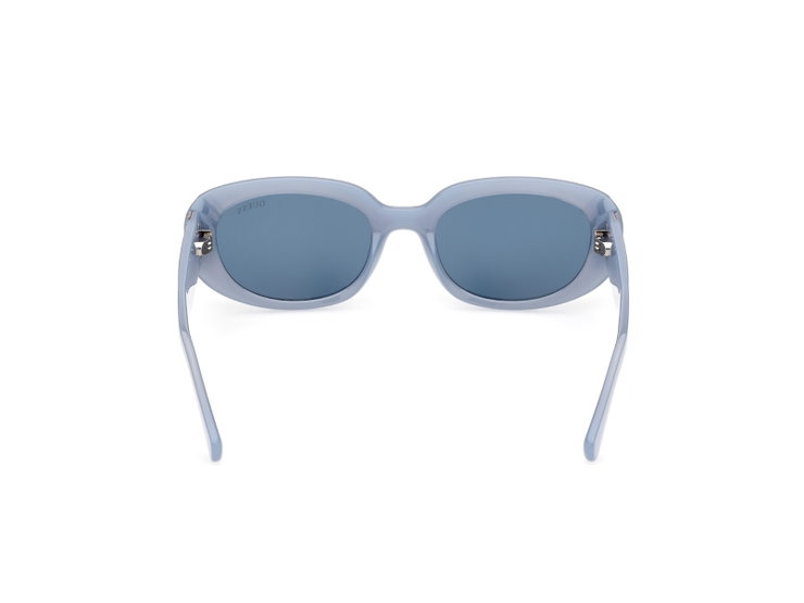 Guess Sunglasses Oval For Women Grey , Blue