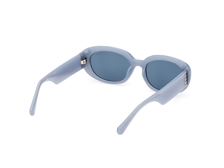 Guess Sunglasses Oval For Women Grey , Blue
