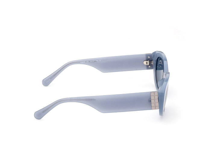 Guess Sunglasses Oval For Women Grey , Blue