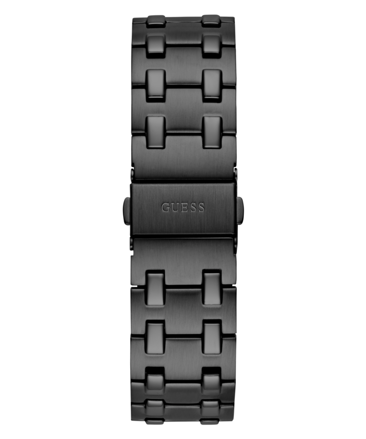Guess Men's Black Stainless Steel Analog Watch