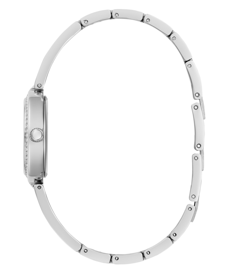 Guess ladies Silver Crystal Watch