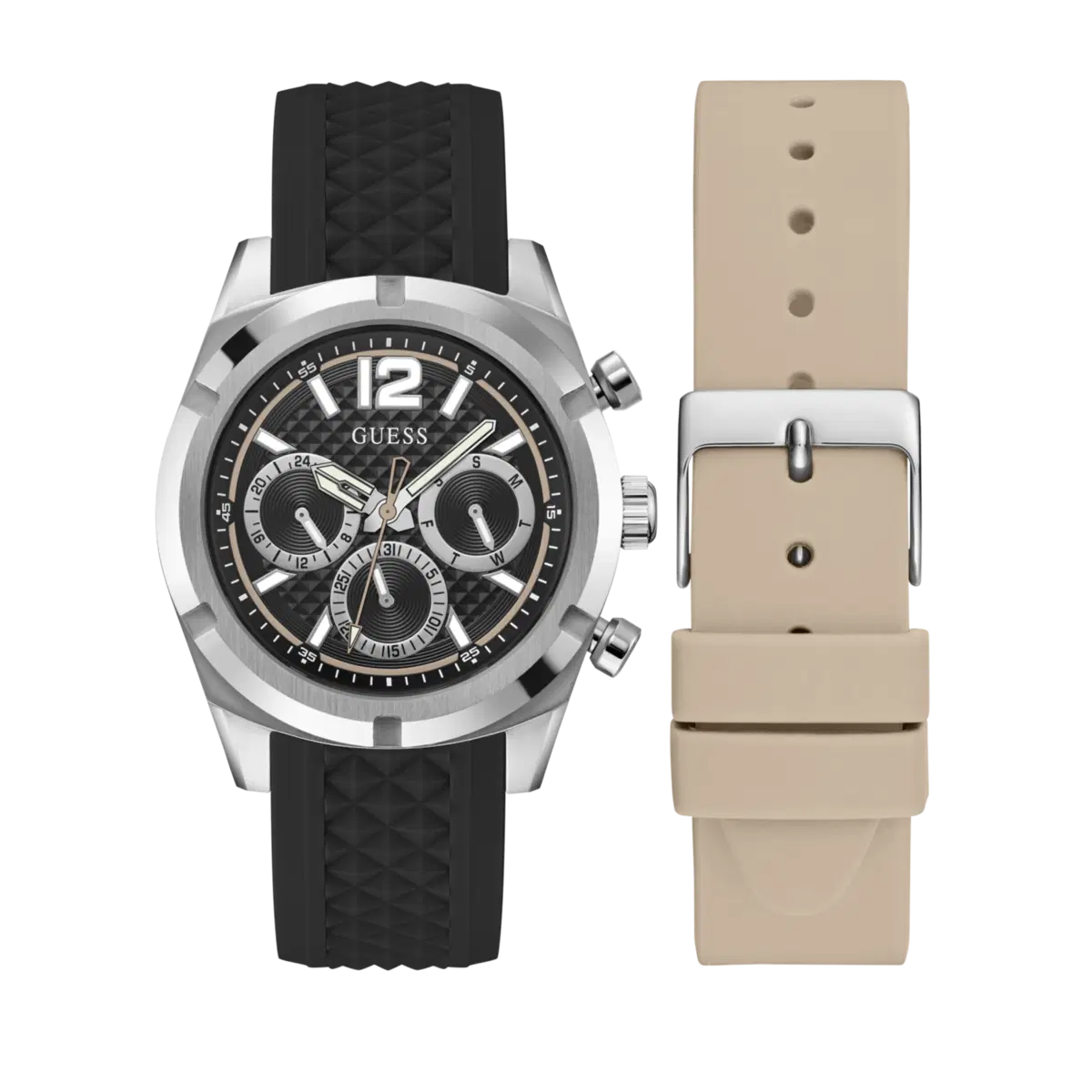Guess Men's Multi Function Watch with Interchangeable Strap