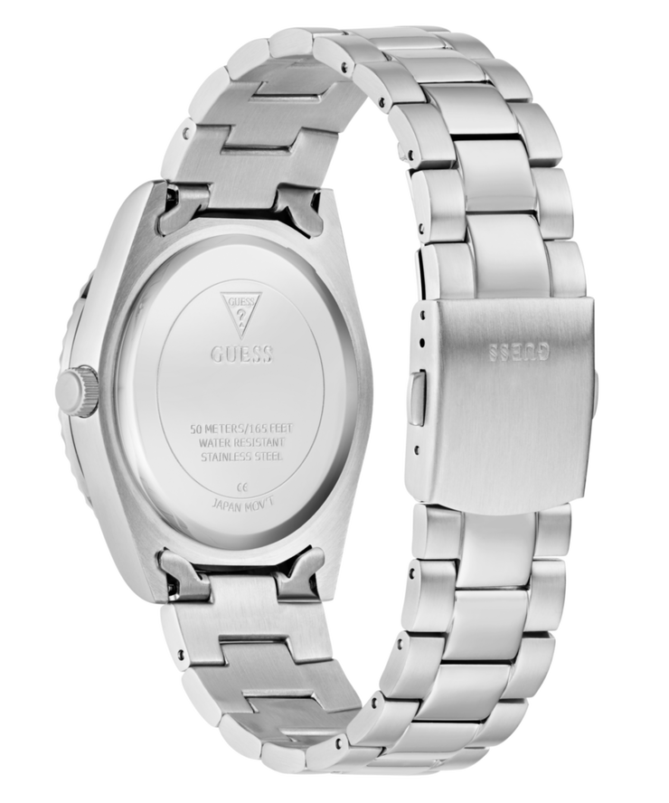 Guess Connoisseur Men's Blue Dial Stainless Steel Watch
