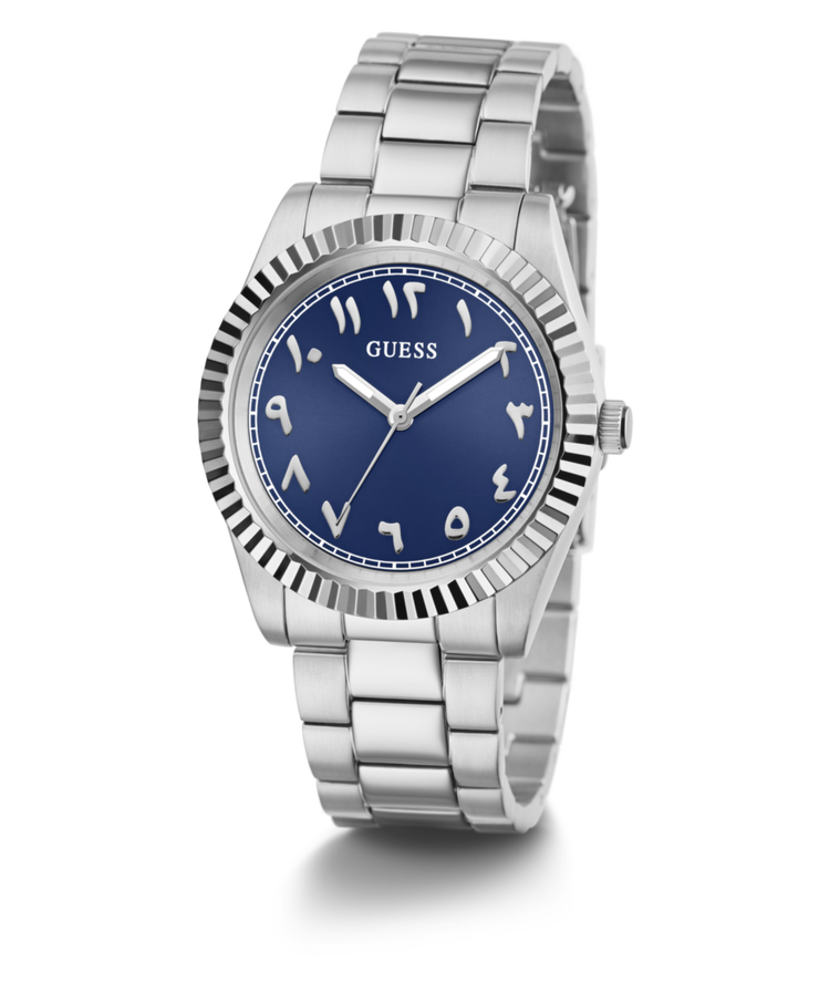 Guess Connoisseur Men's Blue Dial Stainless Steel Watch