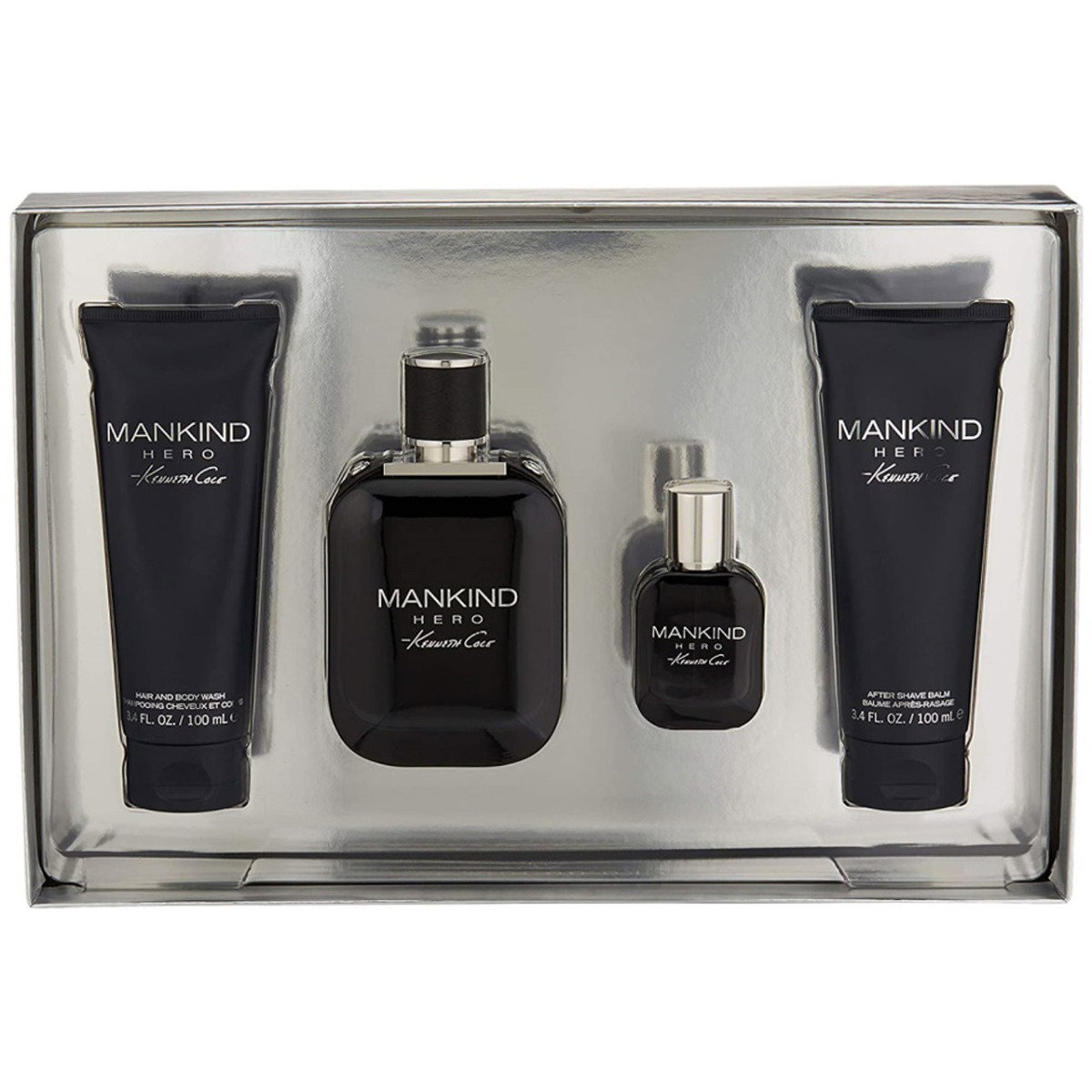 Kenneth Cole Mankind Hero EDT 4PCS Gift Set 