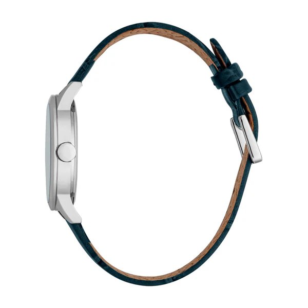 Esprit Pointy ladies Quartz watch with blue leather strap