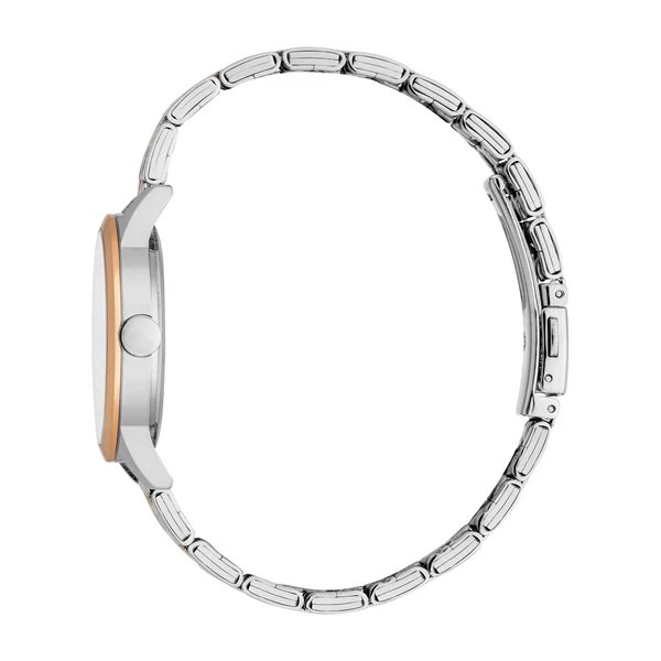 Esprit Pointy ladies Quartz watch stainless steel rose gold , Silver